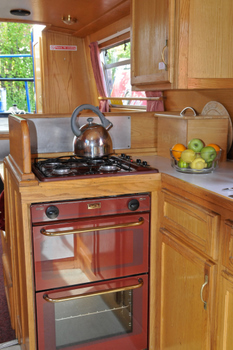 An internal image of our canalboat