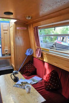 An internal image of our canalboat