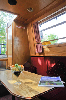An internal image of our canalboat An internal image of our canalboat